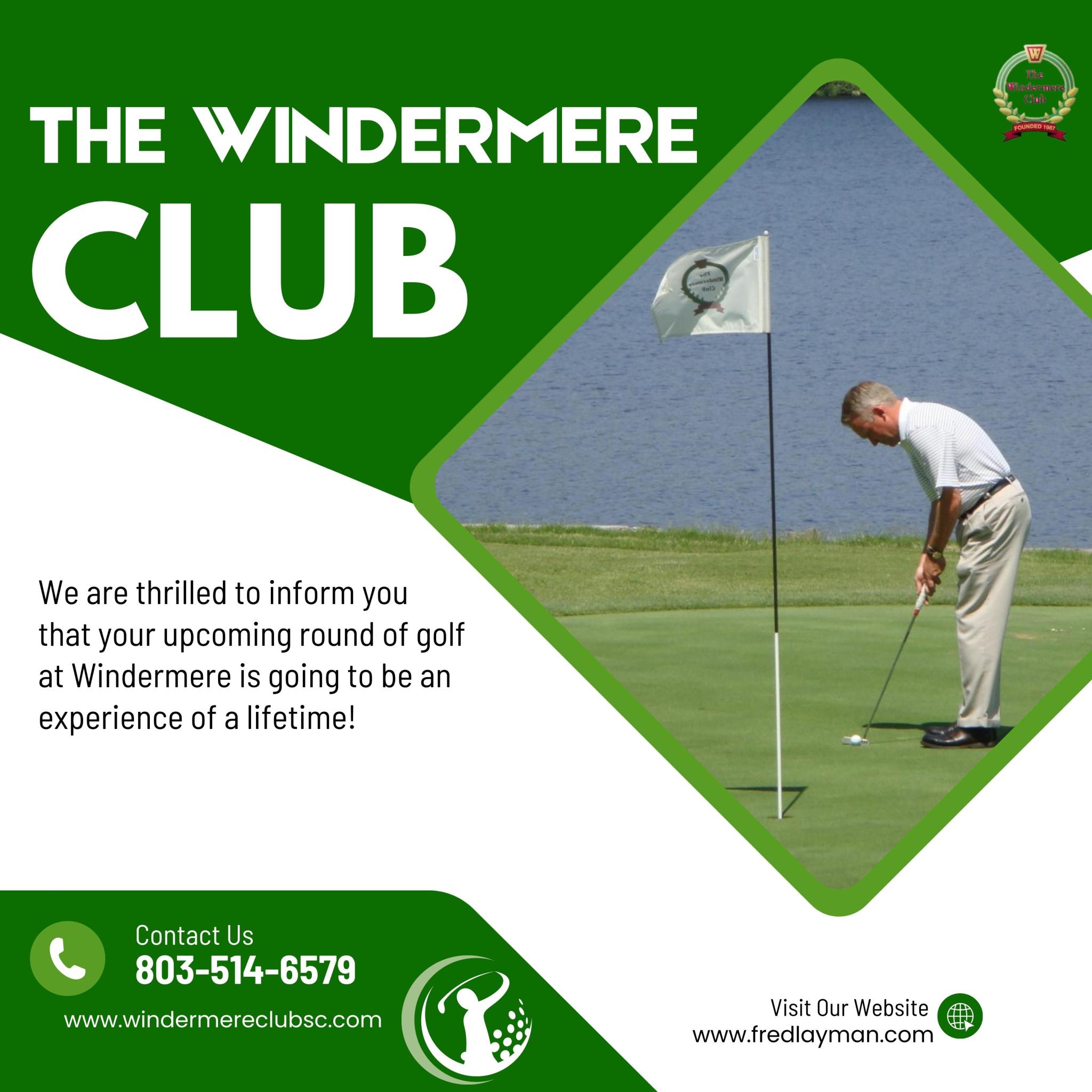 The Windermere Club – Course Information | Fred Layman